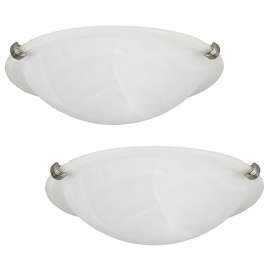 CANARM IFM161251T Ceiling Light Fixture, 110 V, 2-Lamp, Brushed Pewter Fixture