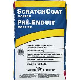 Custom CSC50 Scratch Coat Mortar, Gray, Powder, 50 lb, Bag