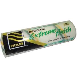 NOUR Heritage Extreme Z 9HE15 Paint Roller Refill, 1/2 in Thick Nap, 9-1/2 in L, Fabric Cover