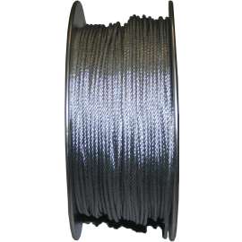 Ben-Mor 80034 Aircraft Cable, 1/8 in Dia, 500 ft L, 340 lb Working Load, Carbon Steel, Galvanized