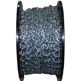 Ben-Mor 51043 Single Jack Chain, #16, 250 ft L, Steel, Zinc, 11 lb Working Load