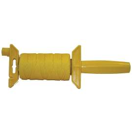Ben-Mor 60180 Mason and Chalkline Twine, #18 Dia, 250 ft L, Nylon, Yellow