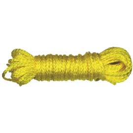 Ben-Mor 60202 Rope, 1/4 in Dia, 100 ft L, Polypropylene, Yellow