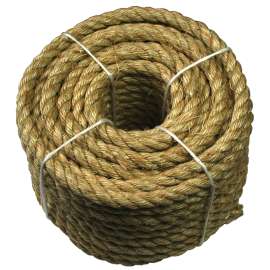 Ben-Mor 60503 Rope, 1/4 in Dia, 100 ft L, Sisal