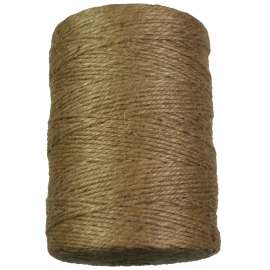 Ben-Mor 60578 Twine, 1110 ft L, Jute, Brown, Tube