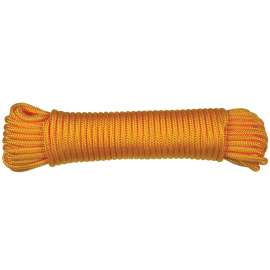Ben-Mor 60630 Rope, 5/32 in Dia, 45 ft L, Polyester, Orange, Hank
