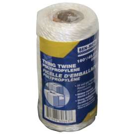 Ben-Mor 60643 Twine, 160 ft L, Polypropylene, White, Tube
