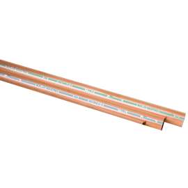 Streamline 1/2X20L Copper Tubing, 1/2 in, 20 ft L, Hard, Type L, Coil