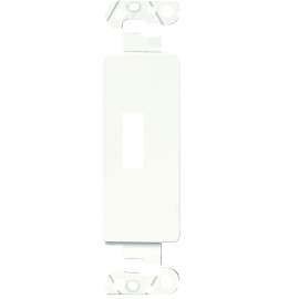 Eaton Wiring Devices 2161W-BOX Wallplate Adapter, Decorative, Plastic, White