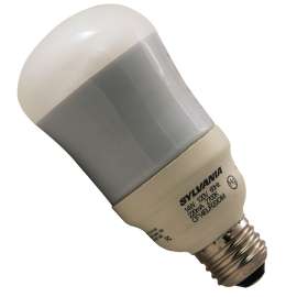 Sylvania 28998 Compact Fluorescent Bulb, 14 W, BR20 Lamp, Medium E26 Lamp Base, 400 Lumens, 2700 K Color Temp