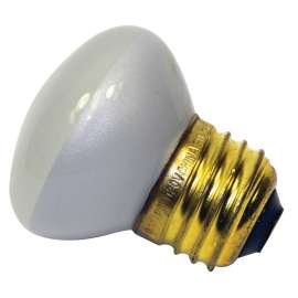 Sylvania 14818 Incandescent Bulb, 25 W, R14 Lamp, Medium E26 Lamp Base, 130 Lumens, 2850 K Color Temp