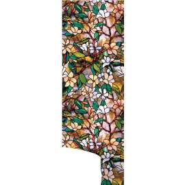ARTSCAPE 01-0113 Window Film, 36 in L, 24 in W, Magnolia Pattern