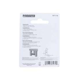 Prosource CB-B01-C4PS Corner Brace, 1 in L, 1 in W, 1/2 in H, Steel, Zinc-Plated, 1.8 mm Thick Material