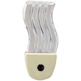 ATRON NLL15 Wave Night Light, 120 V, 0.5 W, LED Lamp