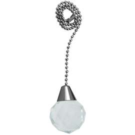 Atron FA65 Beaded Sphere Pull Chain, 12 in L Chain, Brass