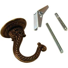 Atron LA779 Jumbo Hook, Antique Brass