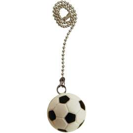 Atron FA124 Beaded Soccer Ball Pull Chain, 12 in L Chain, Nickel