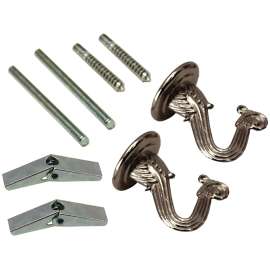 ATRON LA749 Swag Lamp Hook, Chrome