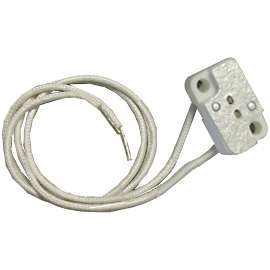 ATRON HLA201 Lamp Socket with Leads, 250 V, 1000 W
