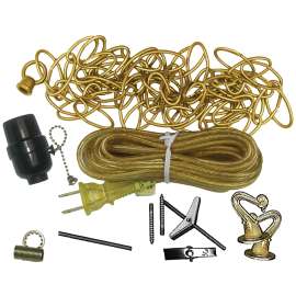 ATRON LA702 Swag Lamp Kit, Brass
