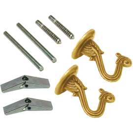ATRON LA709 Swag Lamp Hook, Brass