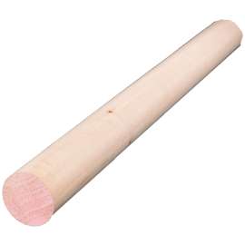 ALEXANDRIA Moulding 02501-R0048C1 Round Dowel, 1 in Dia, 48 in L, Ramin Wood