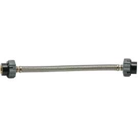 Fluidmaster B1F16CSC Braided Faucet Connector, 3/8 x 1/2 in, Compression x Female, 16 in