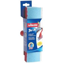 Vileda Tri-Active 117537 Mop Refill, Blue