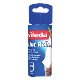 Vileda 126164 Lint Roller Refill, 10 m Roller, White