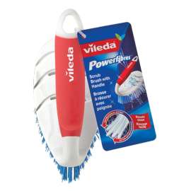 Vileda 148215 Scrub Brush, Red/White Handle