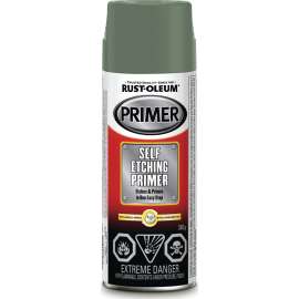 RUST-OLEUM 257736 Self-Etching Primer, Gray/Green, 340 g, Aerosol Can