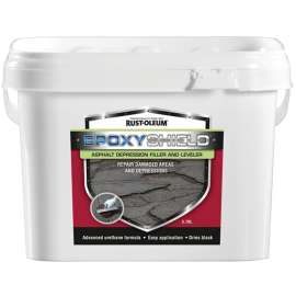 EpoxyShield 258027 Depression Filler and Leveler, Paste, Black, Solvent, 3.4 L