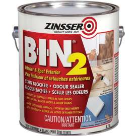 ZINSSER B-I-N 261664 Stain Blocker, White, 3.78 L