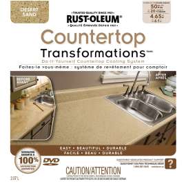 Transformations Countertop Refinishing System, 50 sq-ft Coverage, Desert Sand, Liquid, 94 deg C