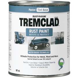 RUST-OLEUM TREMCLAD 260200WB355 Rust Paint, Gloss, Pastel, 3.55 mL