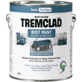 RUST-OLEUM TREMCLAD 260200WB524 Rust Paint, Gloss, Pastel, 887 mL