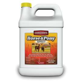 Gordon's 9671072 Horse and Pony Insect Spray, Liquid, Amber, Perfumed, 1 gal