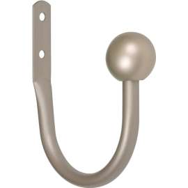 Kenney KN74981 Ball End Curtain Holdback, Metal, Antique Pewter