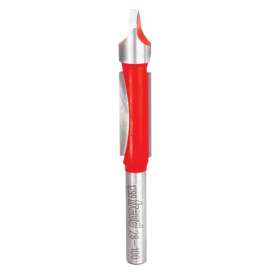 Freud 28-100 Router Bit, 3/8 in Dia Cutter, 3 in OAL, 1/4 in Dia Shank, 2-Cutter, Carbide