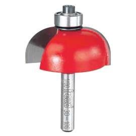 Freud 30-106 Router Bit, 1-1/2 in Dia Cutter, 2-3/16 in OAL, 1/4 in Dia Shank, 2-Cutter, Carbide