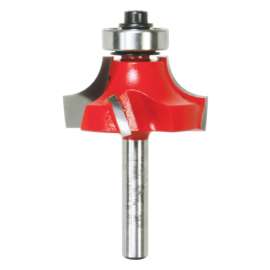Freud 34-114 Router Bit, 1-3/8 in Dia Cutter, 2-3/16 in OAL, 1/4 in Dia Shank, 4-Cutter, Carbide