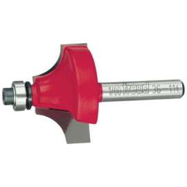 Freud 36-114 Router Bit, 1-3/8 in Dia Cutter, 2-3/16 in OAL, 1/4 in Dia Shank, 4-Cutter, Carbide