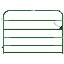 Behlen Country 40130062 Utility Gate, 72 in W Gate, 50 in H Gate, 20 ga Frame Tube/Channel, Green