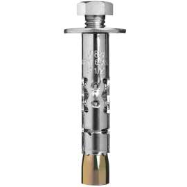 COBRA ANCHORS 607R Sleeve Anchor, 3/8 in Dia, 3 in L, 750 lb, Steel, Plated