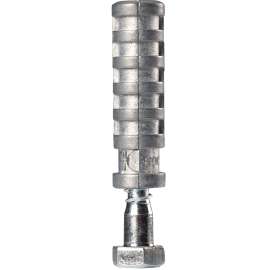 COBRA ANCHORS Lag Shield 244N Masonry Anchor, 3/8 in Dia, 326 lb, Zinc