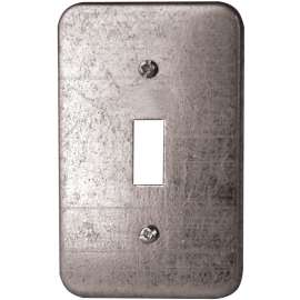 HUBBELL 11C5BAR Utility Box Cover, 4 in L, 2-1/2 in W, Metal