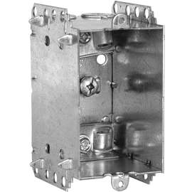 HUBBELL 2104LLEUBAR Device Box, 1 -Gang, Metal
