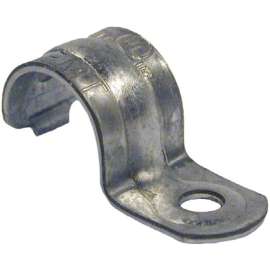 HUBBELL E1S100R5 EMT Strap, 1 in, Zinc