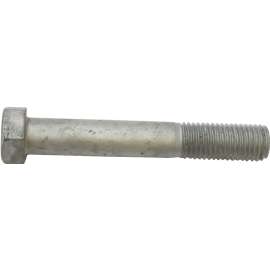 Reliable HC2HDG141L Hex Bolt, 1/4-20 Thread, 1 in OAL, 2 Grade, Steel, Hot-Dipped Galvanized, Coarse Thread