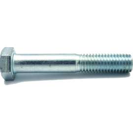 Reliable HC2Z1412L Hex Bolt, 1/4-20 Thread, 1/2 in OAL, 2 Grade, Steel, Zinc, Coarse Thread